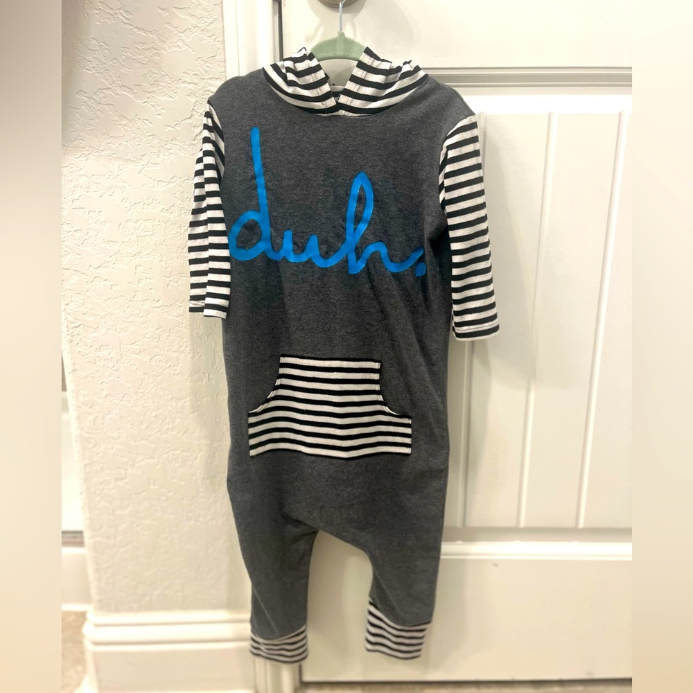 Rags “Duh” Romper 3/4T